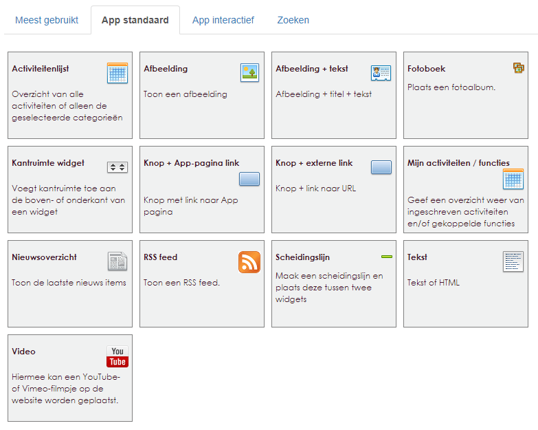cappie-standaard-widgets cappie-standaard-widgets